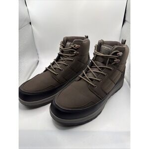 Weatherproof Jenkins Snow Boots Men's Brown Lace Up Lightweight Comfort - 12